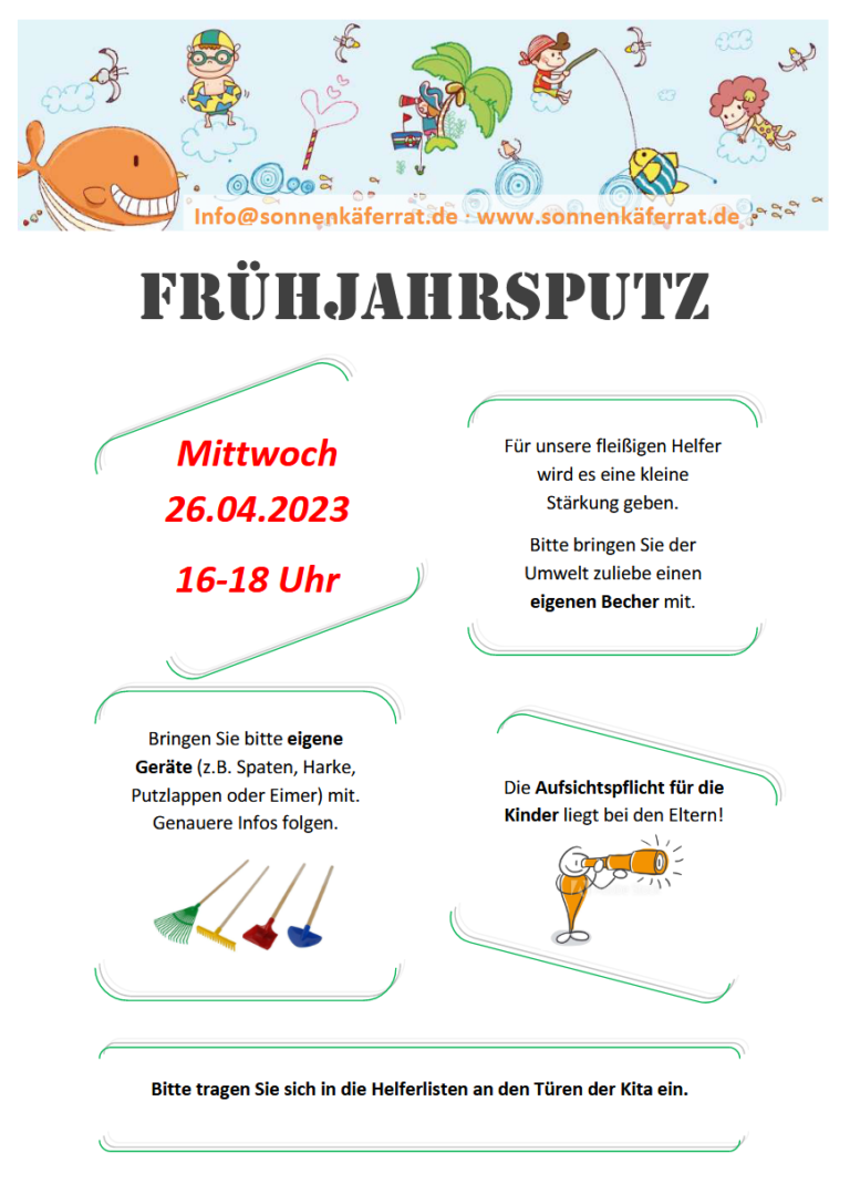 Frühjahrsputz am 26.04.2023