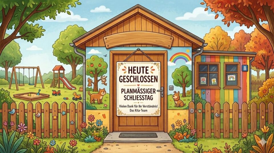 symbolbild kita schließtag