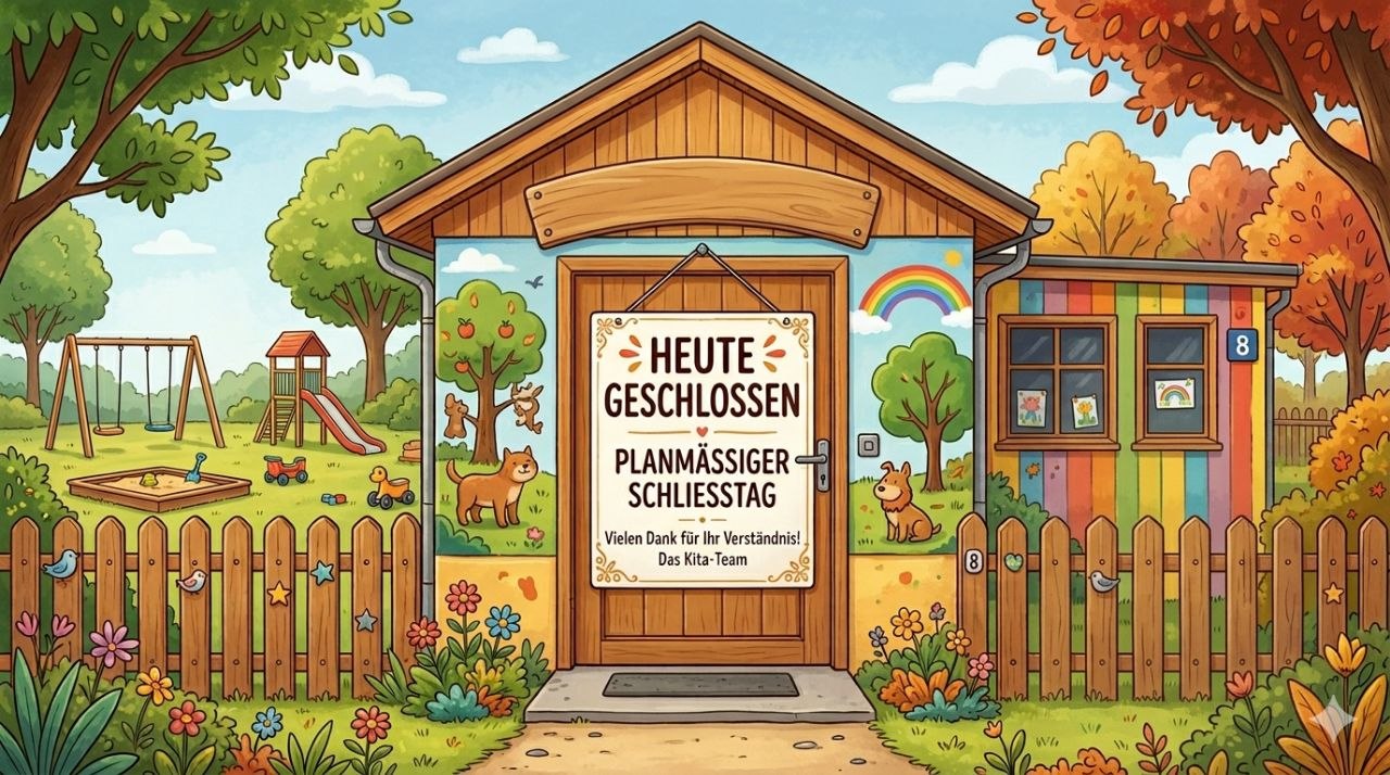 symbolbild kita schließtag
